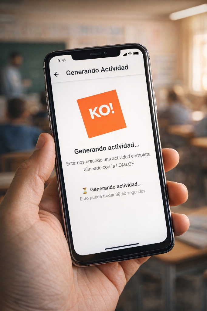 KOEDUKO en clase: docente preparando actividades